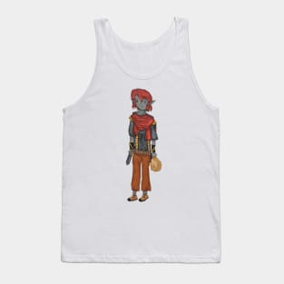 Character design poster thief Tank Top